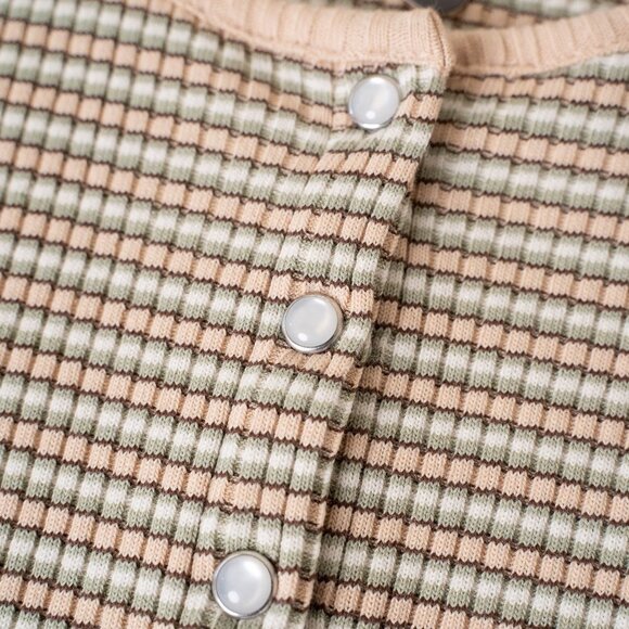 Levi's Snap Button Top Long Sleeve Striped Britt - Picture 7 of 12